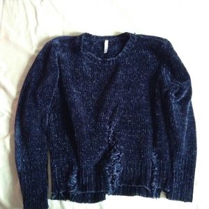 Girls Navy Blue Sweater.